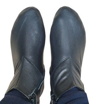 Keçi Derisi Fermuarlı ve Bileği Lastikli Mes