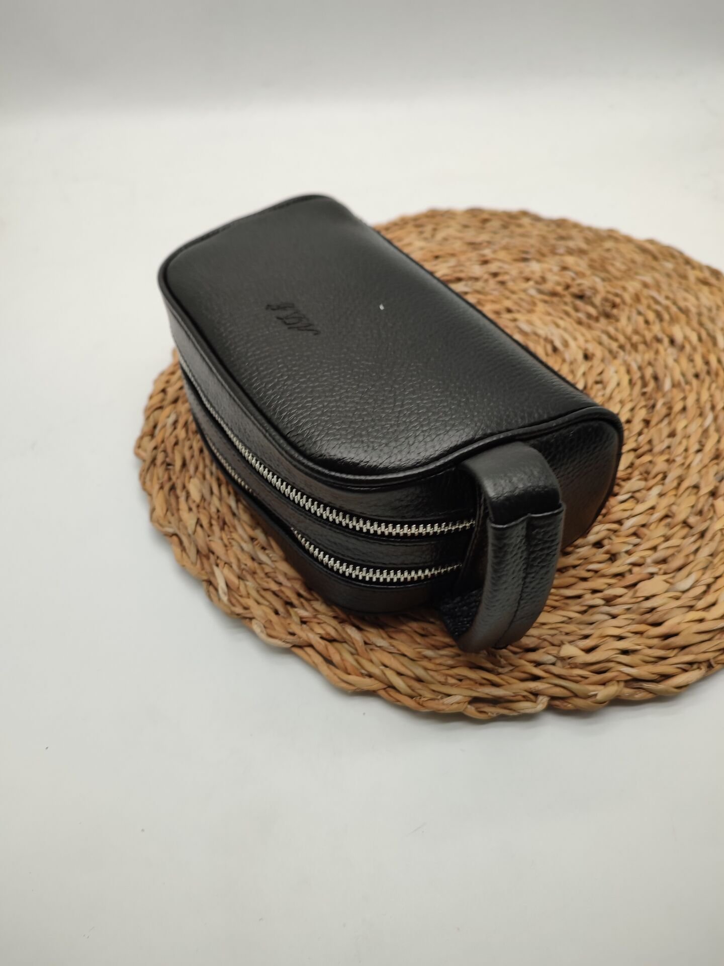 Deri El Çantası Siyah Renk