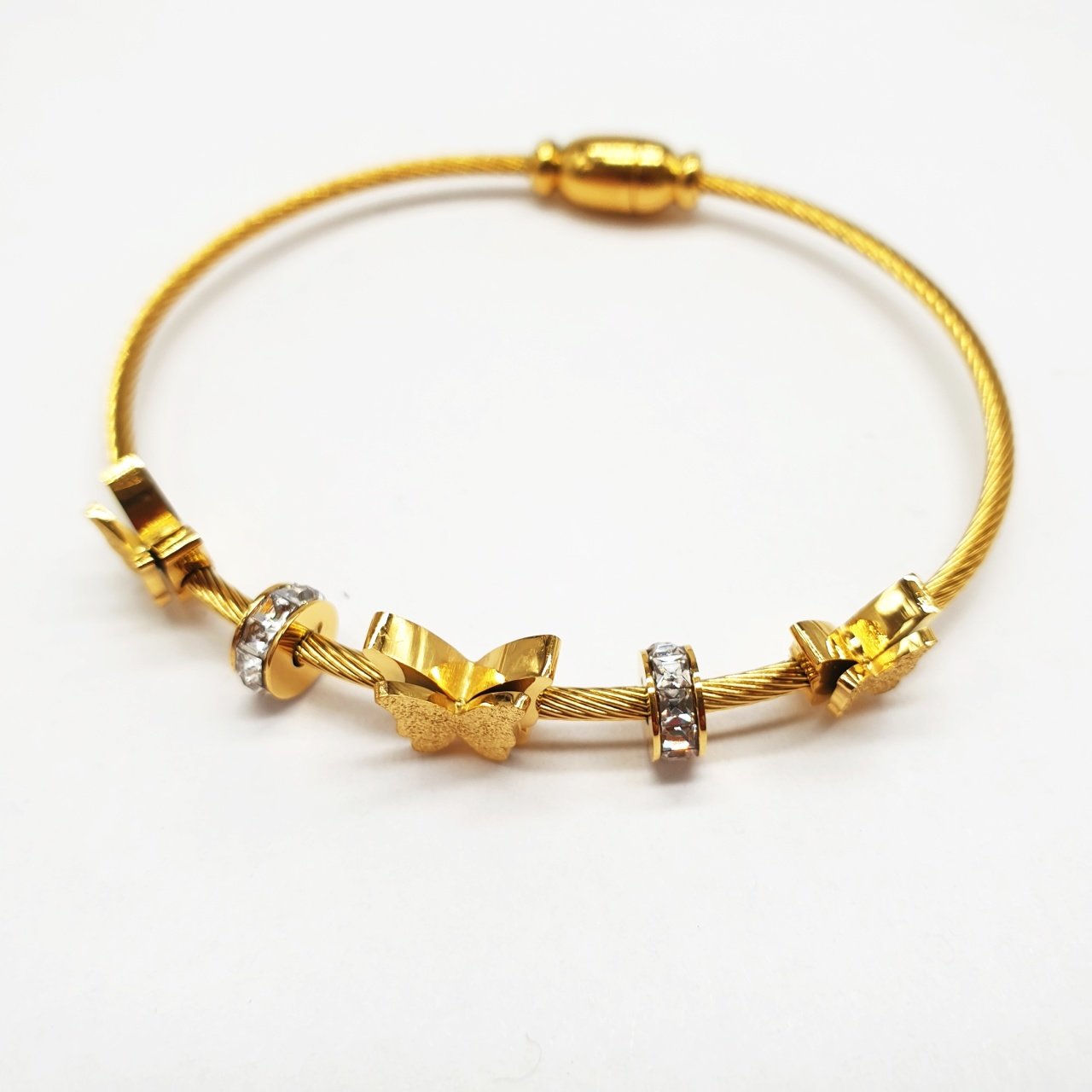 Kelebek ve Halka Model Kadın Bileklik