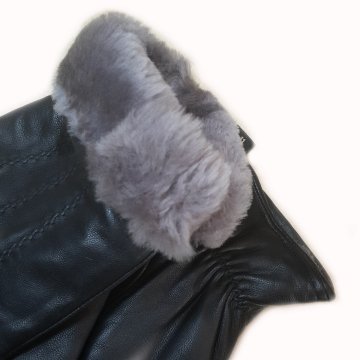 Kahverengi Komple Koyun Kürklü Erkek Eldiven