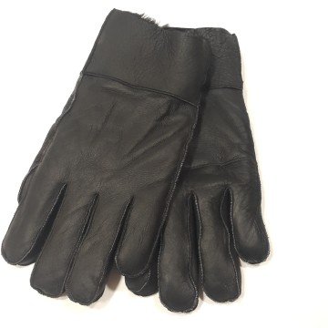 Kahverengi Komple Koyun Kürklü Erkek Eldiven