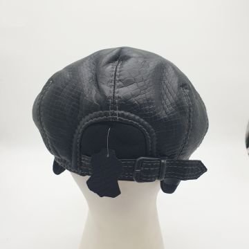Erkek Lüks Kasket Kulaklı Model Yılan Baskılı