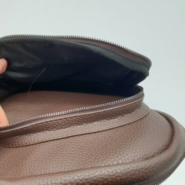 Emitasyon Deri Leptop Bölmeli Sırt Çantası