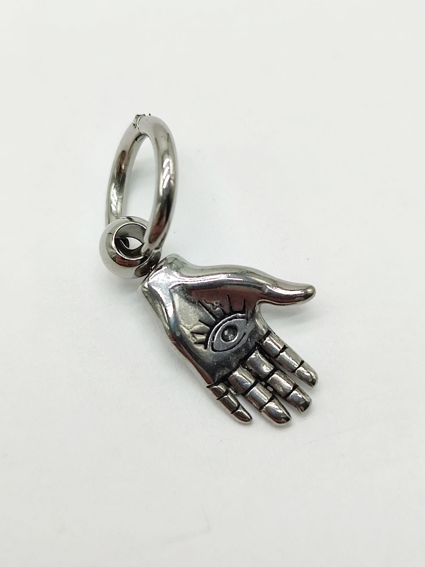 Hamsa Model Çelik Küpe
