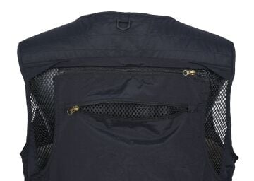 Avcı Model İçi Fileli Siyah Renk Outdoor Yazlık Yelek
