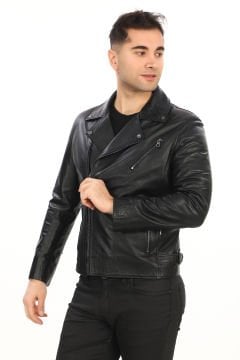 Kruvaze Yaka Fit Kesim Erkek Sade Mont
