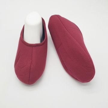 Sade Ev Patiği Klasik Model Bordo Renk