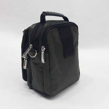 Kapak Cepli Orta Boy Haki Renk Erkek El Çantası