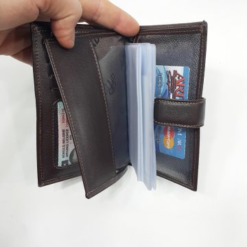 Pasaport ve Evrak Alabilen Bayan Deri Cüzdan