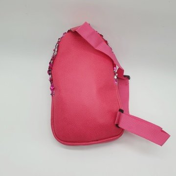 Pullu Çocuk Gögüs Çantası Pembe
