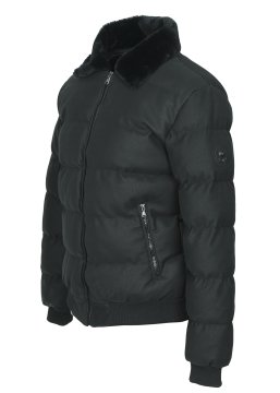 Yakası Kürklü Beli Ve Kolu Lastikli Spor Mont