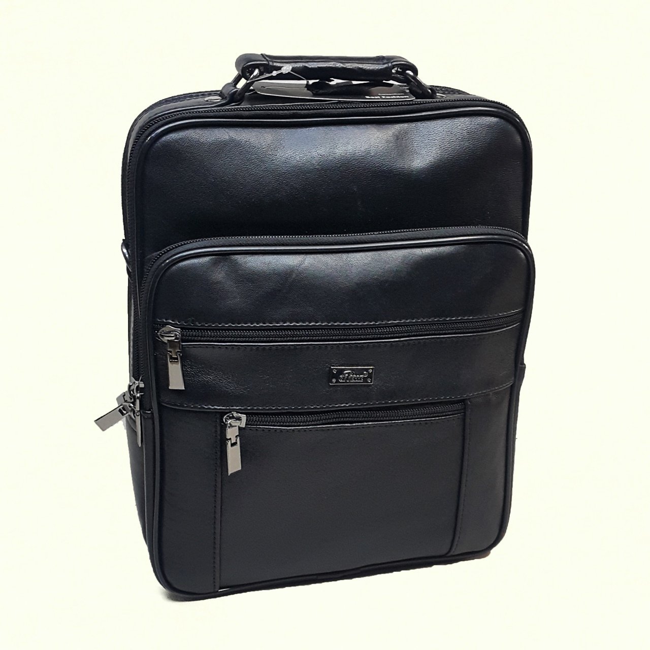 Çelik Kasalı Erkek Deri El Çantası -Battal Boy