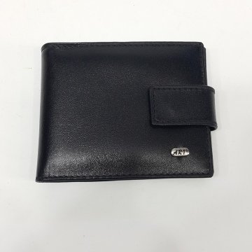 Siyah-Taba-Kahve Renkte Yatay Model Çıtçıtlı Hakiki Deri Kartlık