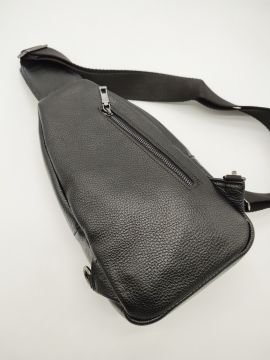 Erkek Deri Badi Bag Çanta Spor Model Siyah Renk