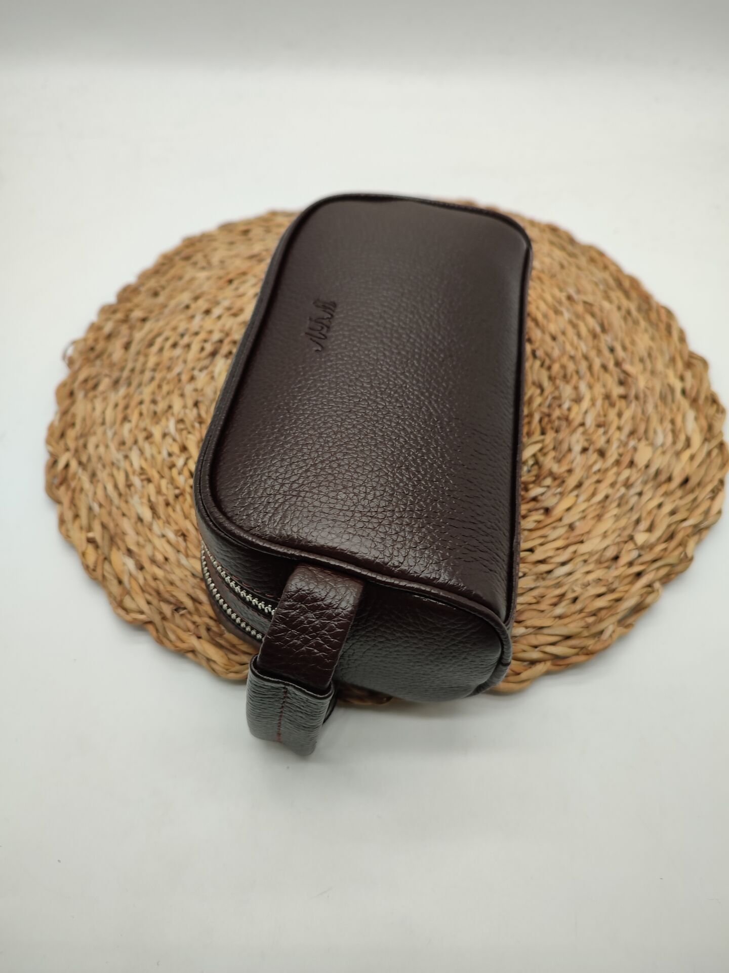 Deri El Çantası Kahve Renk