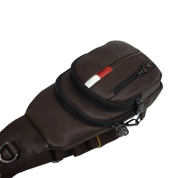 Emitasyon Deri Göğüs Çantası