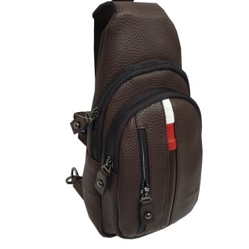 Emitasyon Deri Göğüs Çantası