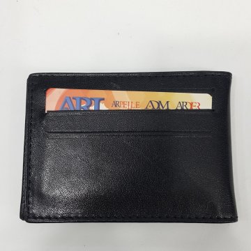 Siyah-Taba-Kahve-Kırmızı Renkte Arkası Kart Bölmeli Dikey Model Hakiki Deri Kartlık Siyah