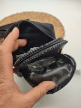 Mini Boy Çırtlı Sarı Çizgili Göğüs Çantası