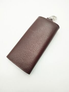 Uzun Boy Deri Anahtarlık Kahve Renk