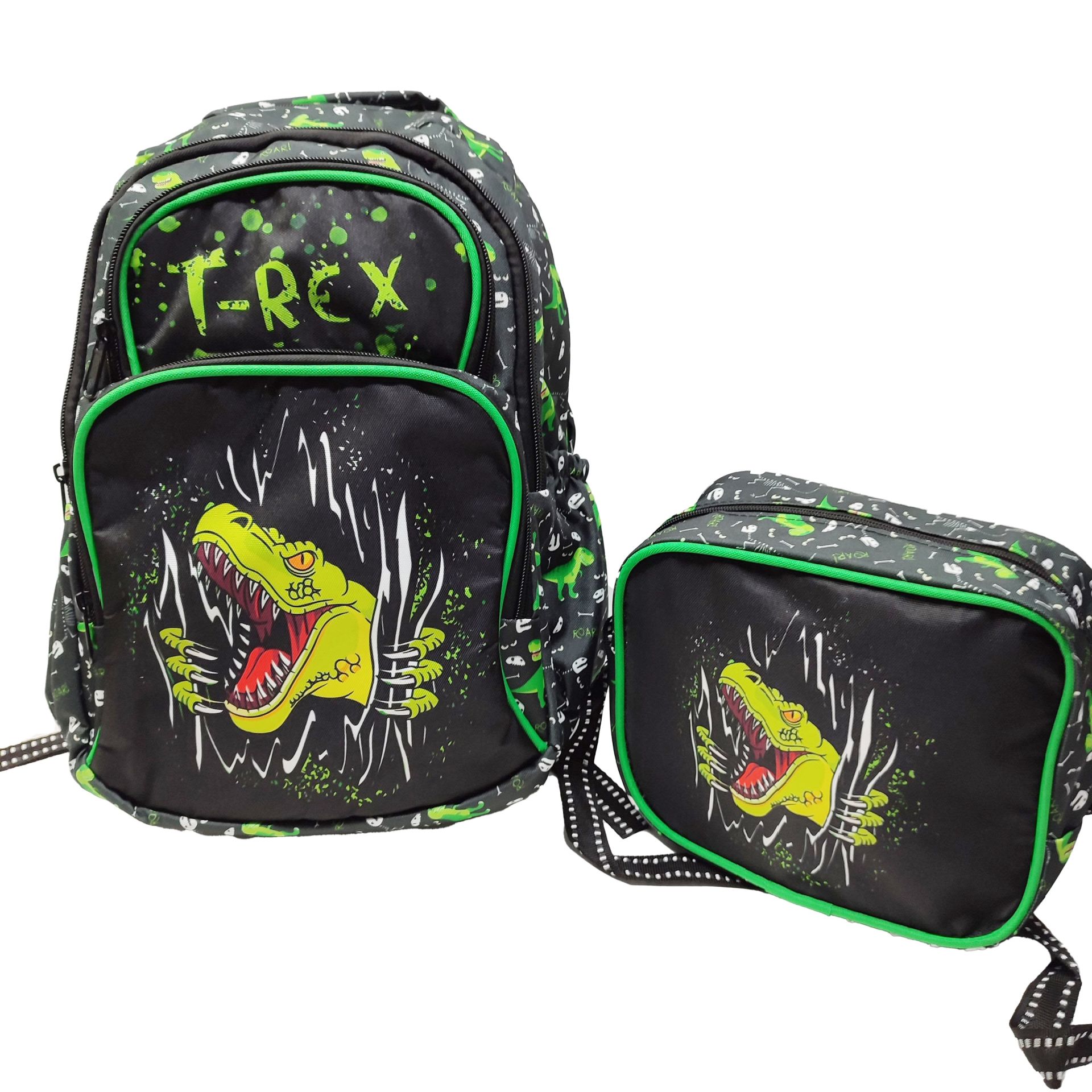 T-rex Baskılı Erkek Çocuk Okul Sırt Çantası
