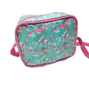 Flamingo Baskılı Kız Çocuk Okul Sırt Çantası
