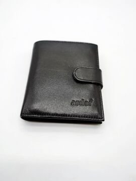 Dışdan Çıtçıtlı Bozuk Para Bölmeli Spor Deri Cüzdan