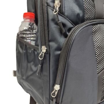 Spor Model Sırt Çantası Leptop Bölmeli Siyah Renk