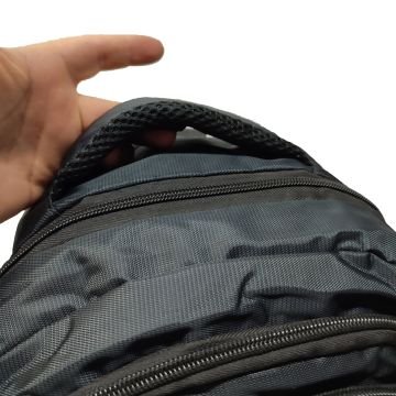 Spor Model Sırt Çantası Leptop Bölmeli Siyah Renk