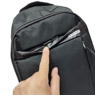 Laptop Bölmeli Spor Model Sırt Çantası Siyah Renk