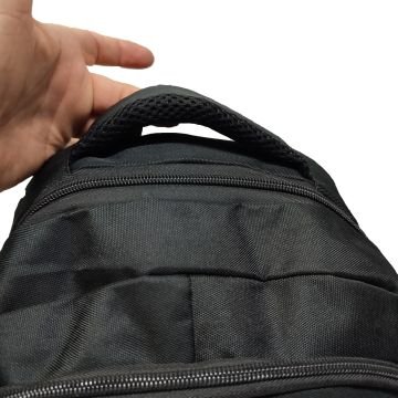 Laptop Bölmeli Spor Model Sırt Çantası Siyah Renk