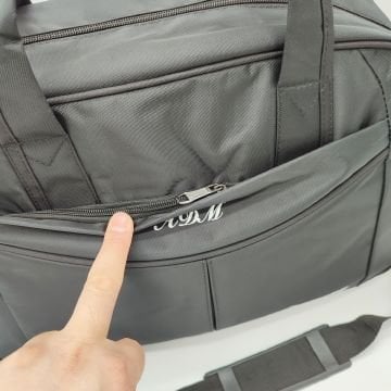 Büyük Boy Seyehat ve Spor Çantası Siyah Renk