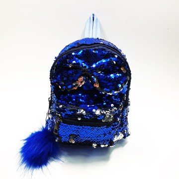 Papyon Figürlü  Çocuk Sırt Çantası Mavi