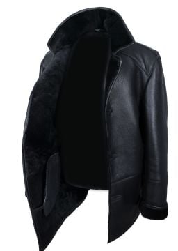 Üç Düğmeli Erkek Kürk Kaban