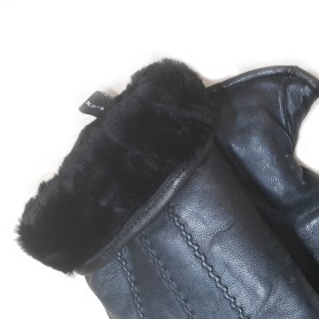 Taba Renk Komple Koyun Kürklü Bayan Eldiven