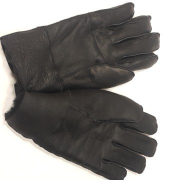 Kahverengi Komple Koyun Kürklü Erkek Eldiven