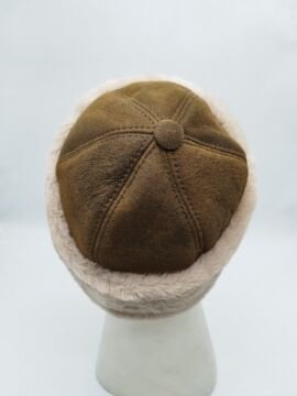 Çeçen Model Kürk Bere Haki Renk