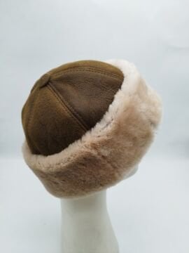 Çeçen Model Kürk Bere Haki Renk