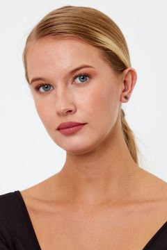 Sivri Köşeli Model Gümüş Küpe